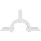 Ekena Millwork Ericson Architectural Grade PVC Gable Bracket, 84"W x 45 1/2"H x 6"D x 6"F, 13/12 Pitch GBP084X46X0606ERI00 - alternate 5